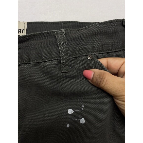 Gallery Dept. Men's W32 L31 Flared Leg Green Carpenter Paint Splatter Pants - Picture 12 of 13